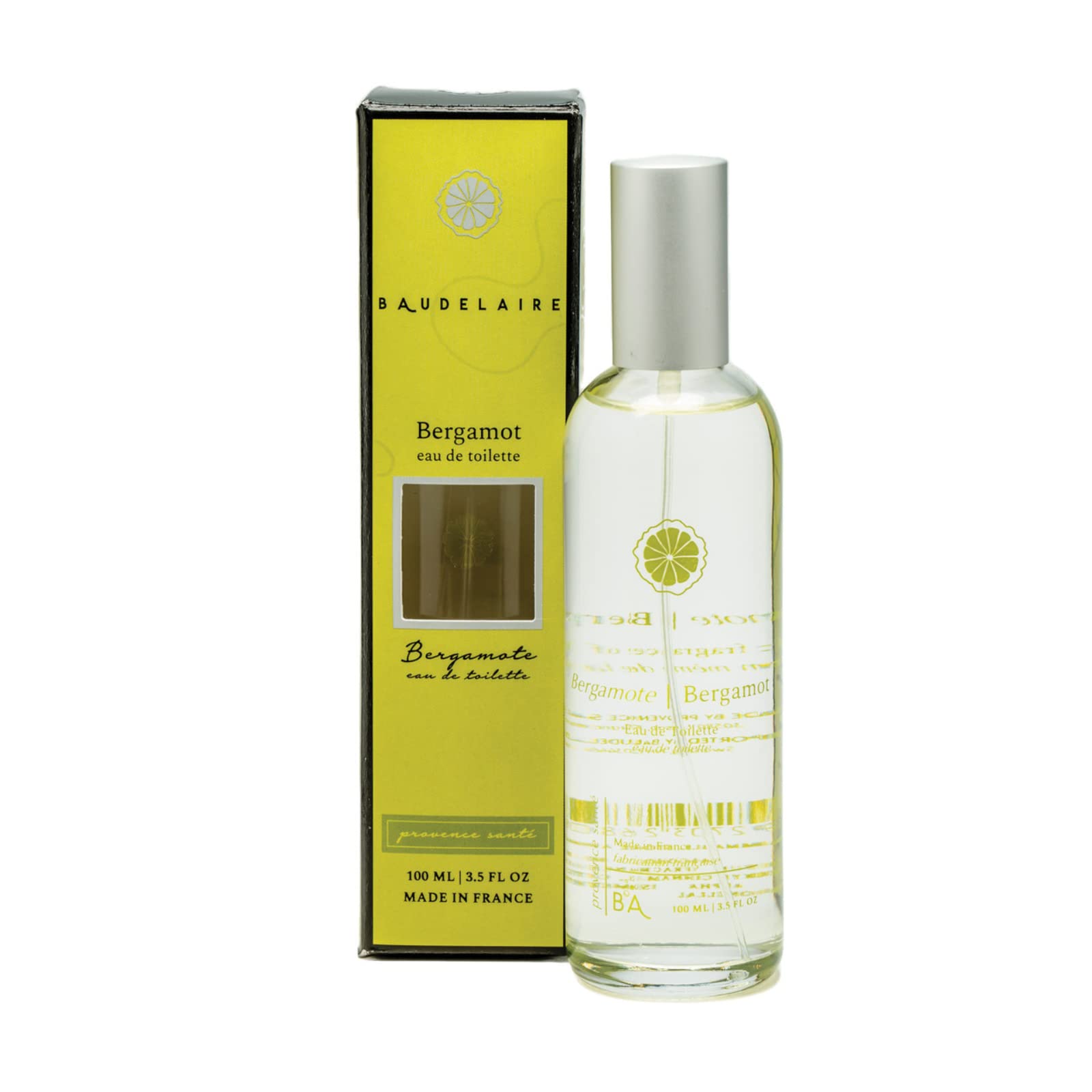 PROVENCE SANTE PS Eau de Toilette Bergamot, 1 Glass Bottle in a cardborad tube